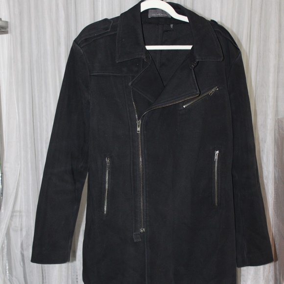 IKKS Pure Edition Black Asymmetrical Zip Jacket.Sz. XL